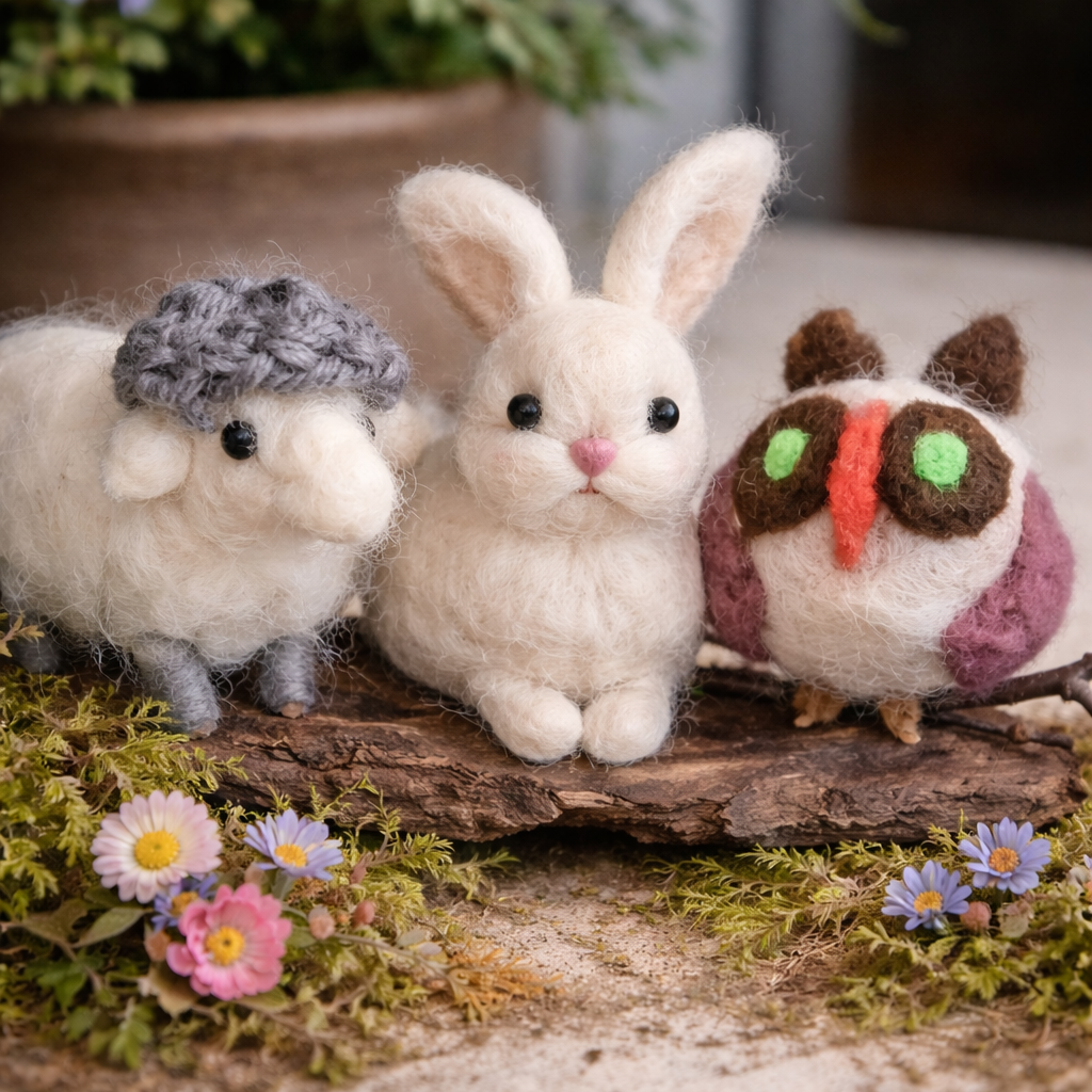 Needle Felting 101 | Whimsical Creatures - logo
